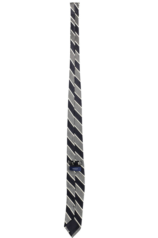 Elegant Silk Tie with Contrasting Details