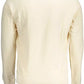 Chic Beige Cotton Sweatshirt with Logo Print
