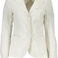 Elegant White Cotton Classic Jacket