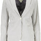 Chic Classic Blue Cotton Jacket