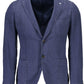 Elegant Linen Classic Jacket - Serene Blue
