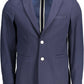 Elegant Slim Fit Blue Jacket