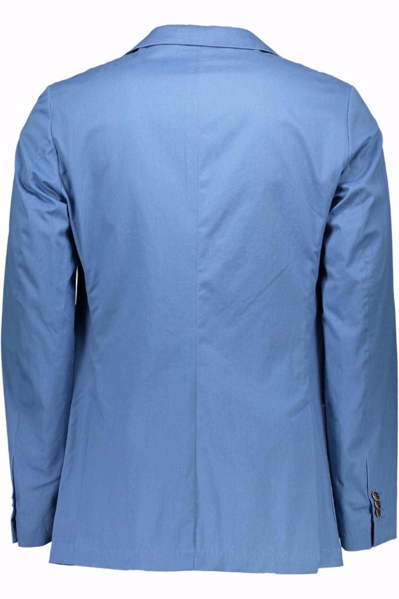 Elegant Classic Cotton Jacket in Blue