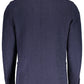 Elegant Blue Wool-Blend Classic Jacket