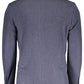 Elegant Blue Classic Long Sleeve Jacket