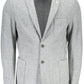 Elegant Gray Long Sleeve Classic Jacket
