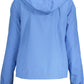 Chic Light Blue Hooded Sports Jacket