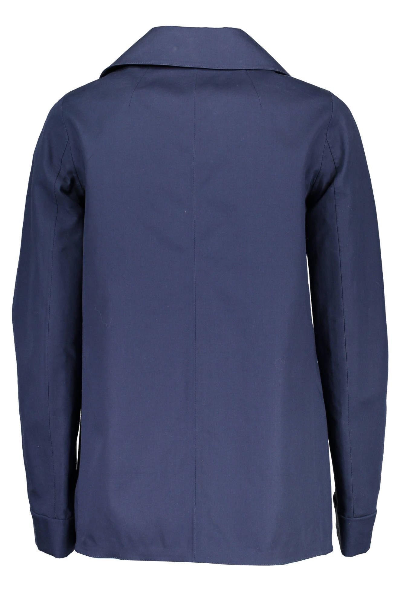 Elegant Blue Cotton Sports Jacket