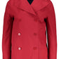 Chic Red Cotton Sports Jacket