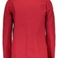 Chic Red Cotton Sports Jacket