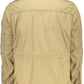 Beige Long Sleeve Sport Jacket with Hood