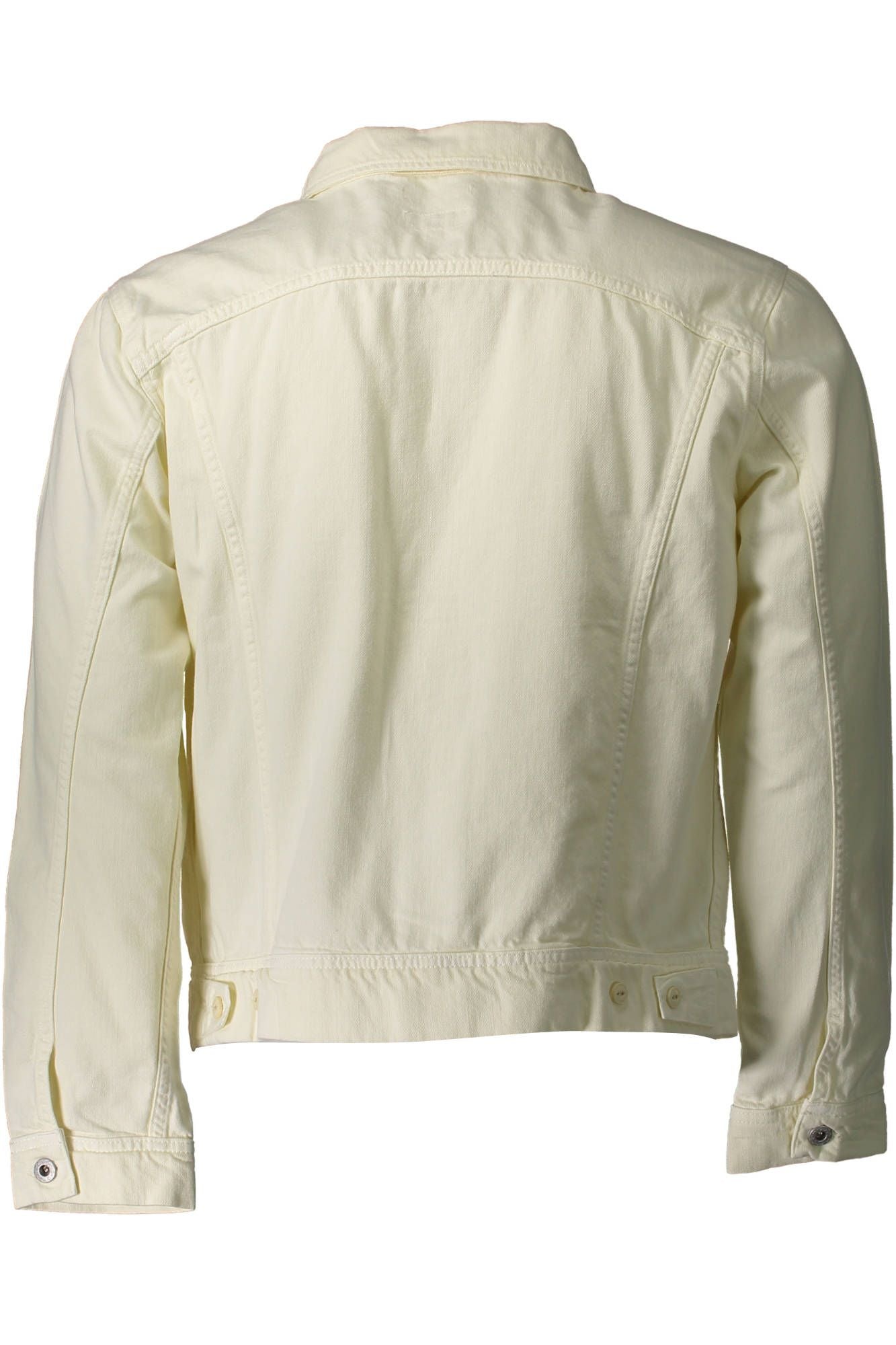 Elegant White Cotton Sports Jacket