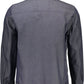 Elegant Sporty Blue Cotton Jacket