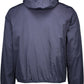 Elegant Blue Sport Jacket with Hood