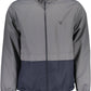 Elegant Gray Sport Jacket with Hood