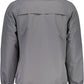Elegant Gray Sport Jacket with Hood