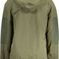Chic Green Hooded Sports Jacket