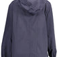 Chic Blue Hooded Sports Jacket