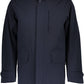 Sleek Blue Long Sleeve Jacket with Logo Detail