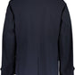 Sleek Blue Long Sleeve Jacket with Logo Detail