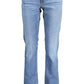 Chic Slim-Fit Faded Blue Jeans
