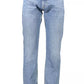 Light Blue Cotton Classic 5-Pocket Jeans
