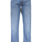 Chic Faded Blue Denim Jeans