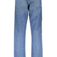 Chic Faded Blue Denim Jeans