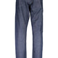 Sleek Slim-Fit Cotton Jeans in Blue