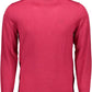 Elegant Wool Mock Neck Sweater in Pink