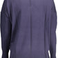 Chic Blue Contrast Detail Longsleeve Shirt
