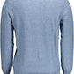 Elegant Light Blue Crew-Neck Sweater