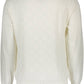Elegant White Cotton Sweater