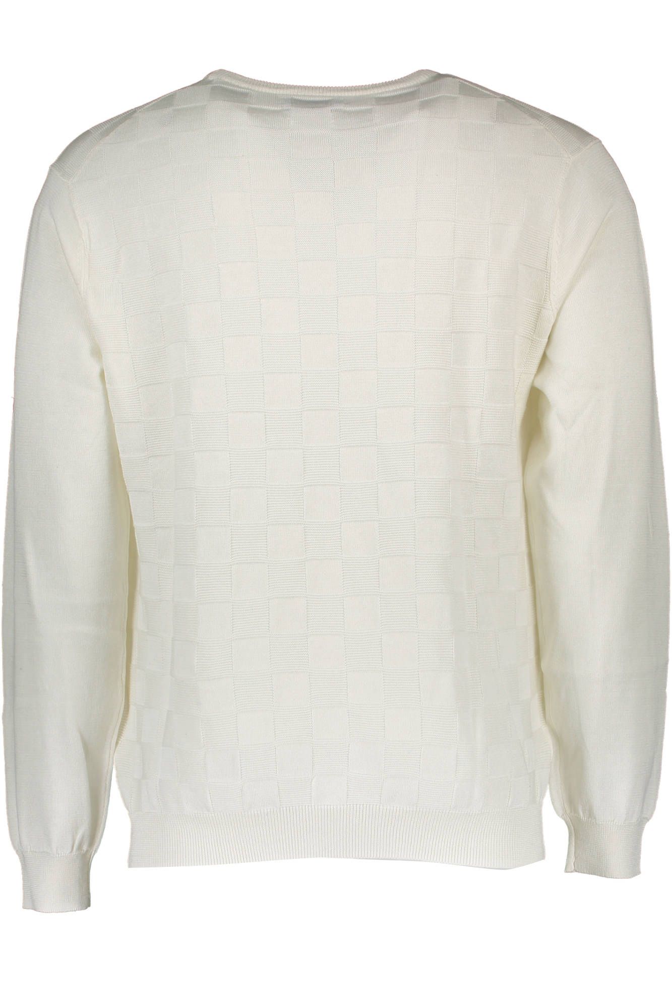 Elegant White Cotton Sweater