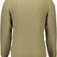 Elegant Green Long-Sleeve Round Neck Shirt