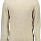 Beige Woolen Sweater with Classic Logo