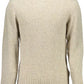 Beige Wool-Blend Logo Sweater