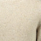 Beige Wool-Blend Logo Sweater