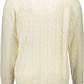 Elegant White Wool Sweater