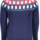 Alpaca Blend Blue Designer Sweater