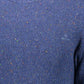 Classic Blue Wool Sweater with Logo