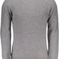 Elegant Gray Wool Blend Sweater