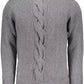 Elegant High Neck Sweater in Gray