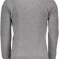 Elegant Gray Wool Blend Sweater