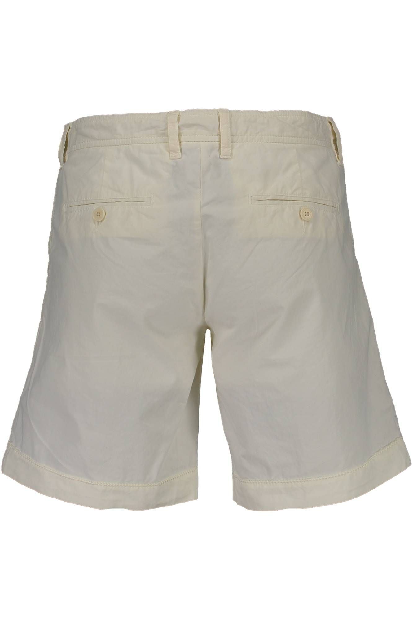 Chic White Cotton Shorts with Logo Detail