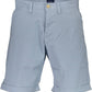 Elegant Light Blue Bermuda Shorts