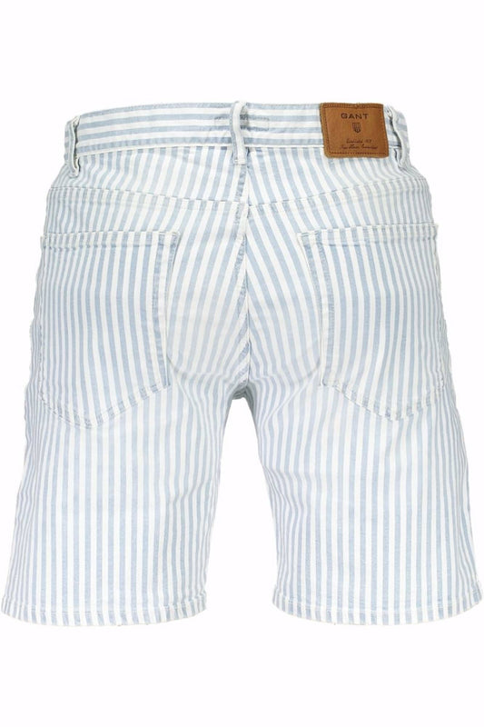 Elegant Light Blue Bermuda Shorts