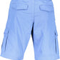 Elegant Light Blue Bermuda Shorts