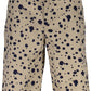 Elegant Beige Bermuda Shorts with Logo Detail