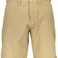 Organic Cotton Beige Bermuda Shorts